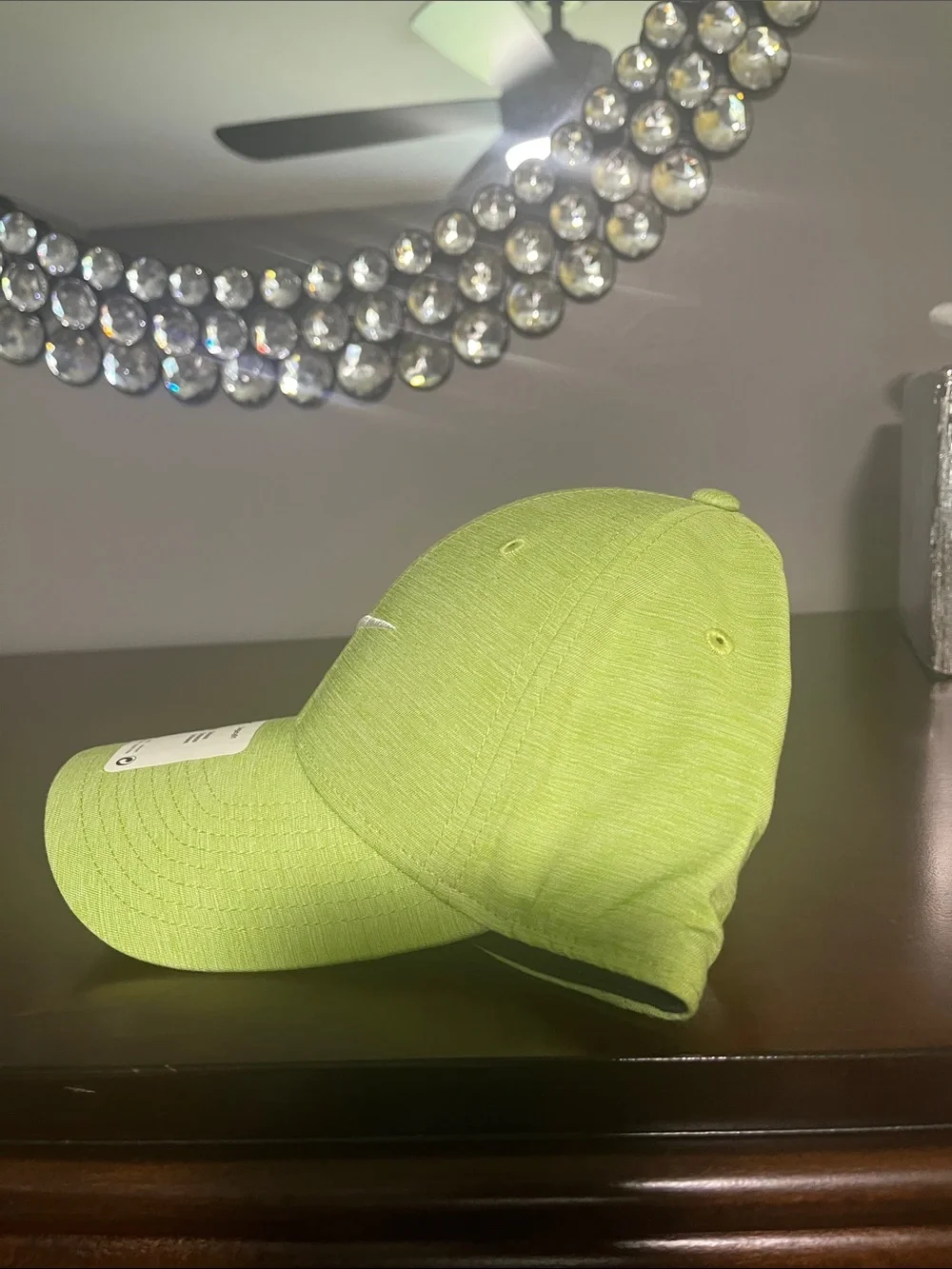 Unisex Green Swoosh Baseball Cap dri fit